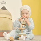 DBH18014, детский осенний комбинезон для новорожденных, с мультяшным принтом, одежда для малышей, детский комбинезон, 1 шт.