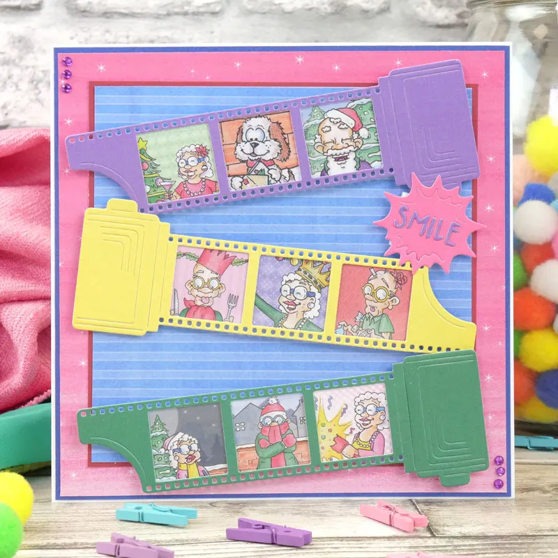 Креативные металлические высечки Polaroid для камеры и пленки изготовления открыток