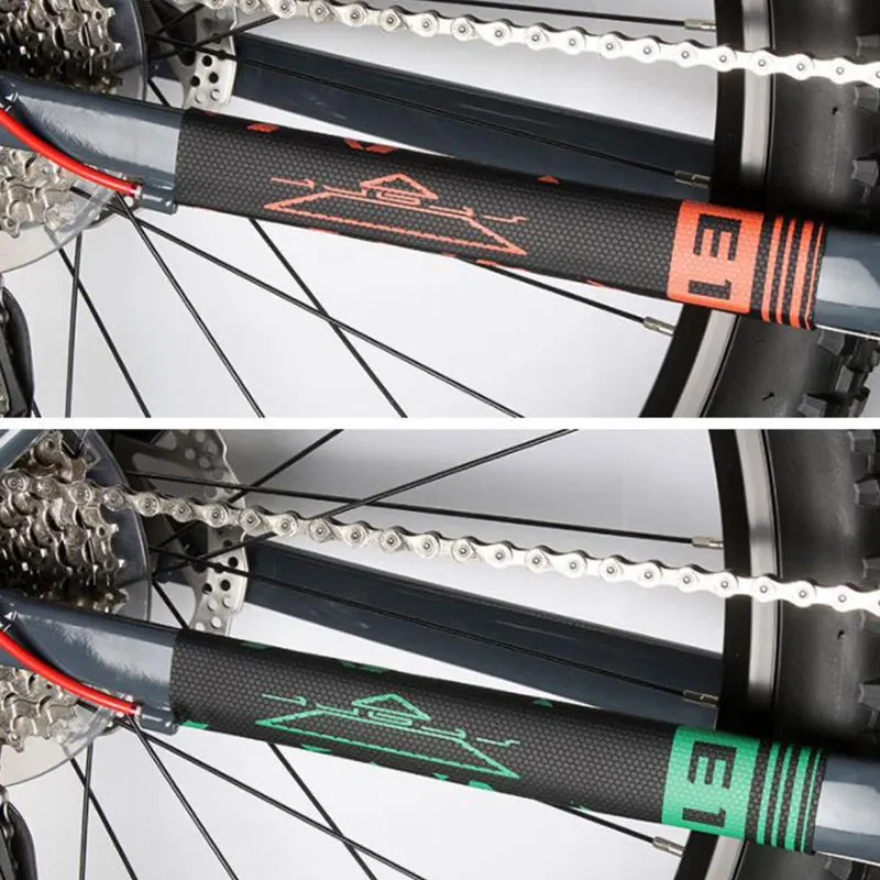 

Bicycle Frame Chain Protector Cycling Mountain Bike Stay Front Fork Protection Guard Protective Pad Wrap Cover 22*9.8cm