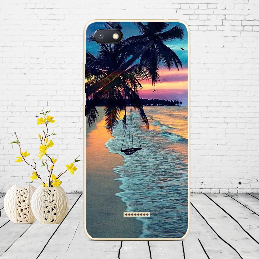 I46 Силиконовый чехол для xiaomi redmi 6a защитный чехол Мягкий ТПУ чехол для телефона Чехлы для xiaomi redmi 6A чехол бампер 6a Coque - Цвет: I46
