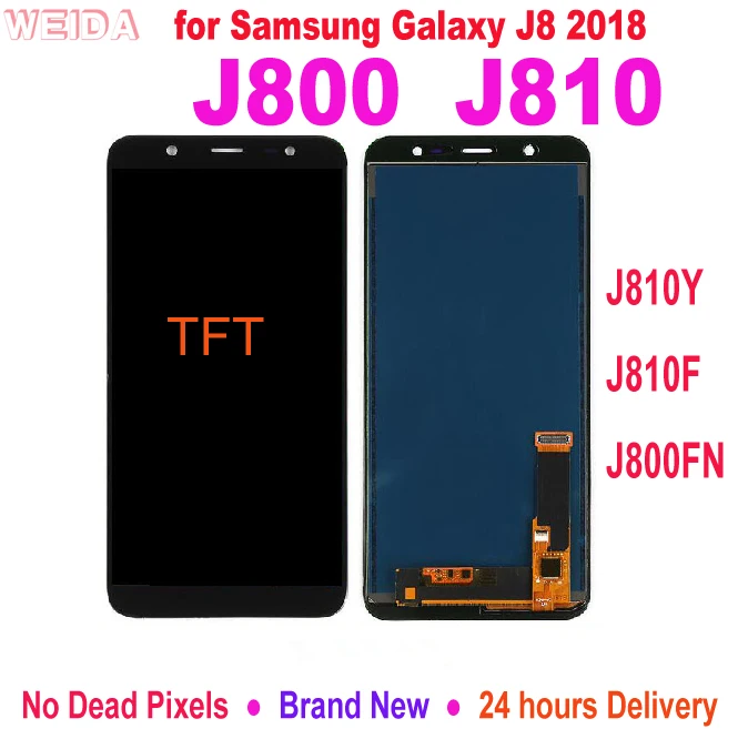 

6.0" LCD For Samsung Galaxy J8 2018 J800 J800FN J810 J810Y J810F LCD Display Touch Screen Digitizer Assembly Replacement Parts