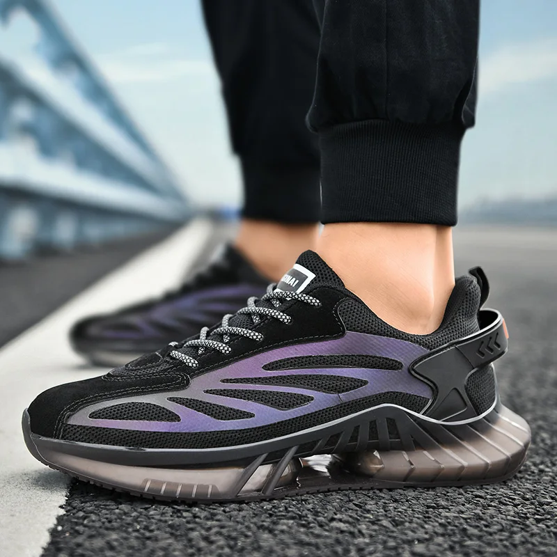 

High Quality Men's Sneakers Fashion Noctilucent Casual Shoes Comfortable Breathable Men Walking Shoes Zapatillas Hombre