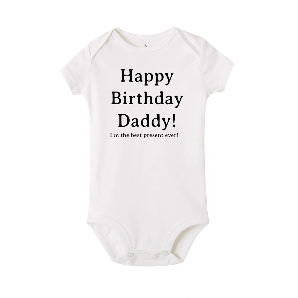 

Happy Birthday Dayy Baby Boys Clothes Happy Bithday Thanksgiving Outfits for Girls Daddy Present Infant Girl Clothes