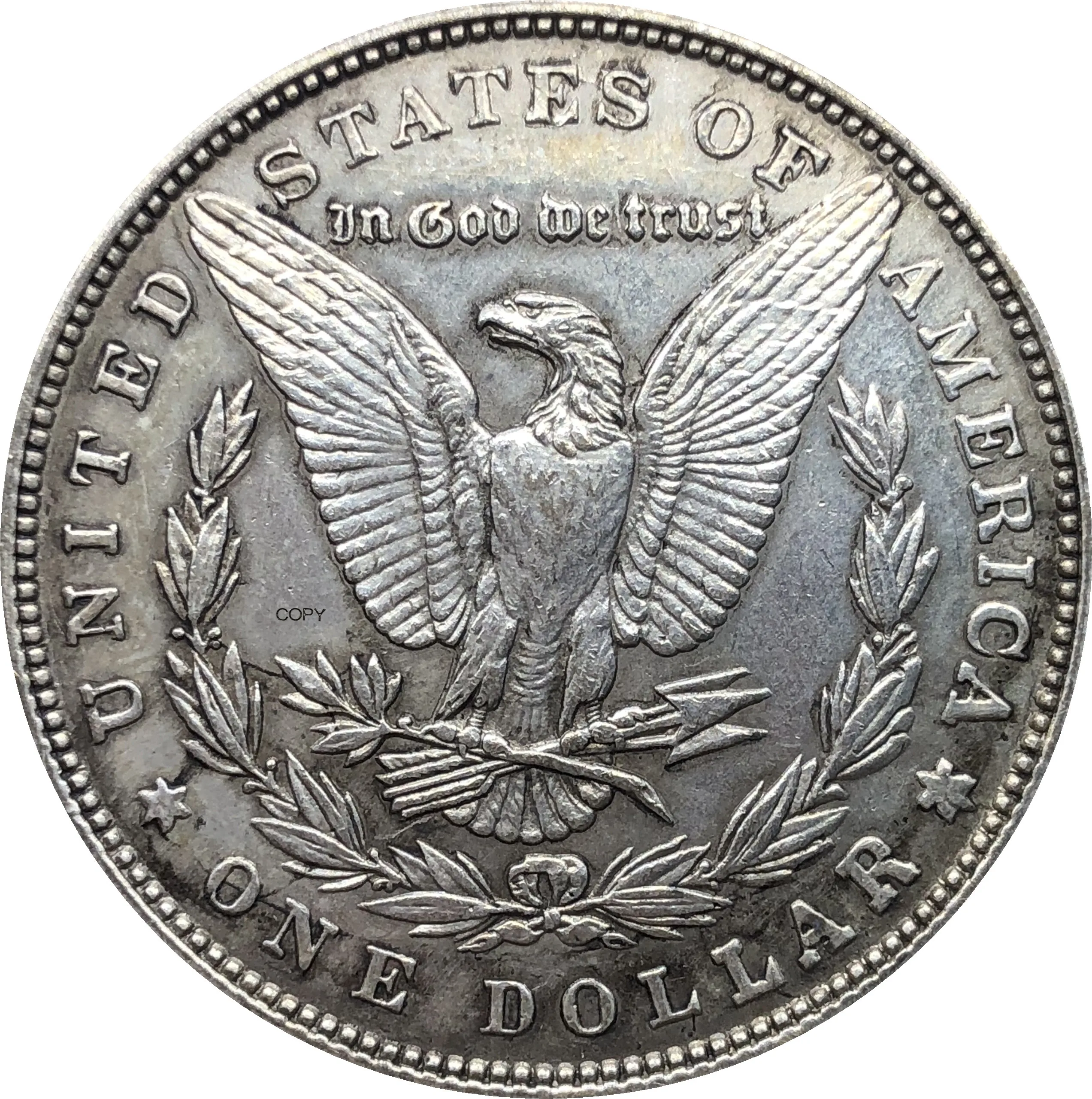 

United States Of America 1898 Morgan One Dollar US Coin Liberty Cupronickel Silver Plated In God We Trust Copy Coin