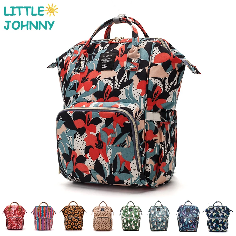 Сумка для подгузников рюкзак мам сумка беременных большая Bolsa Maternida с принтом Bebe