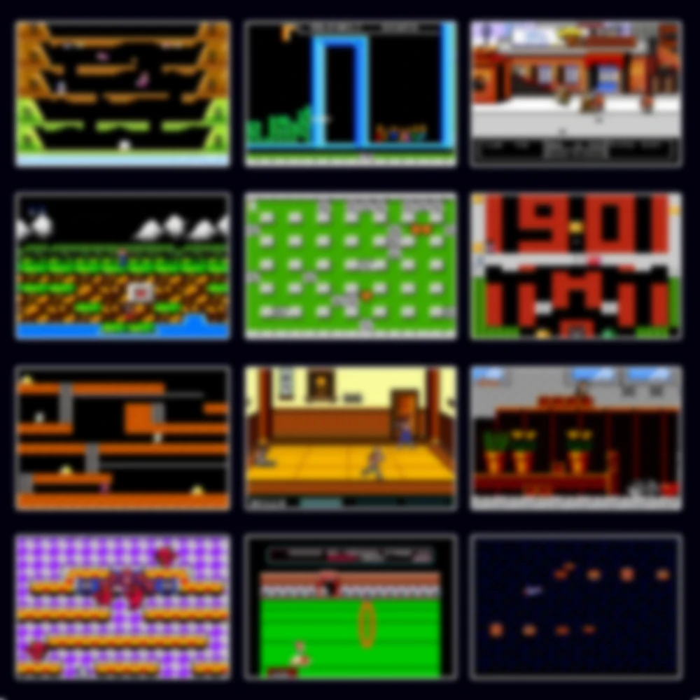 Классическая игровая мини-консоль со встроенными 628 игровыми видеоиграми и двумя