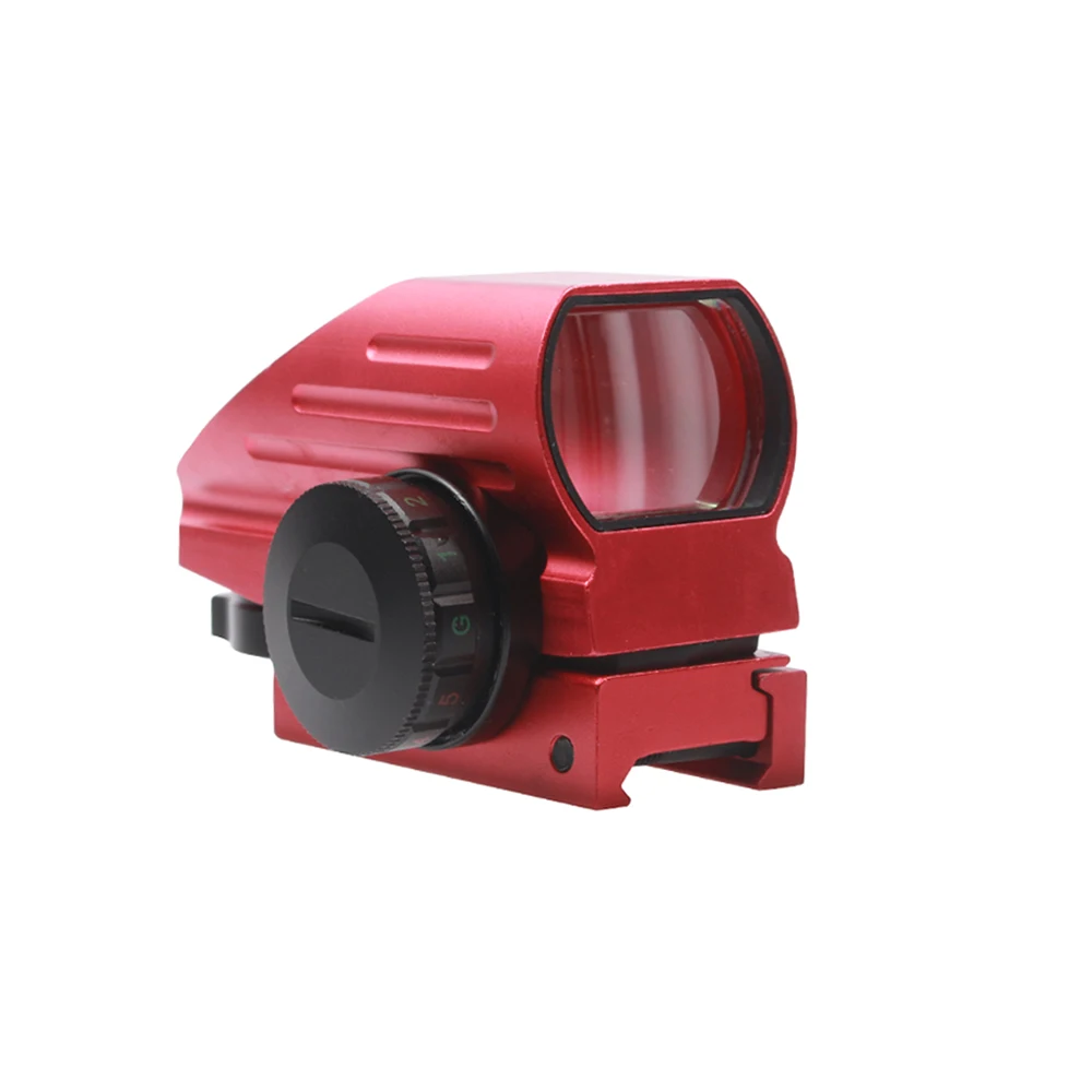 LUGER Красная Зеленая точка прицел тактический рефлекс 4 Сетка голографический 20 мм