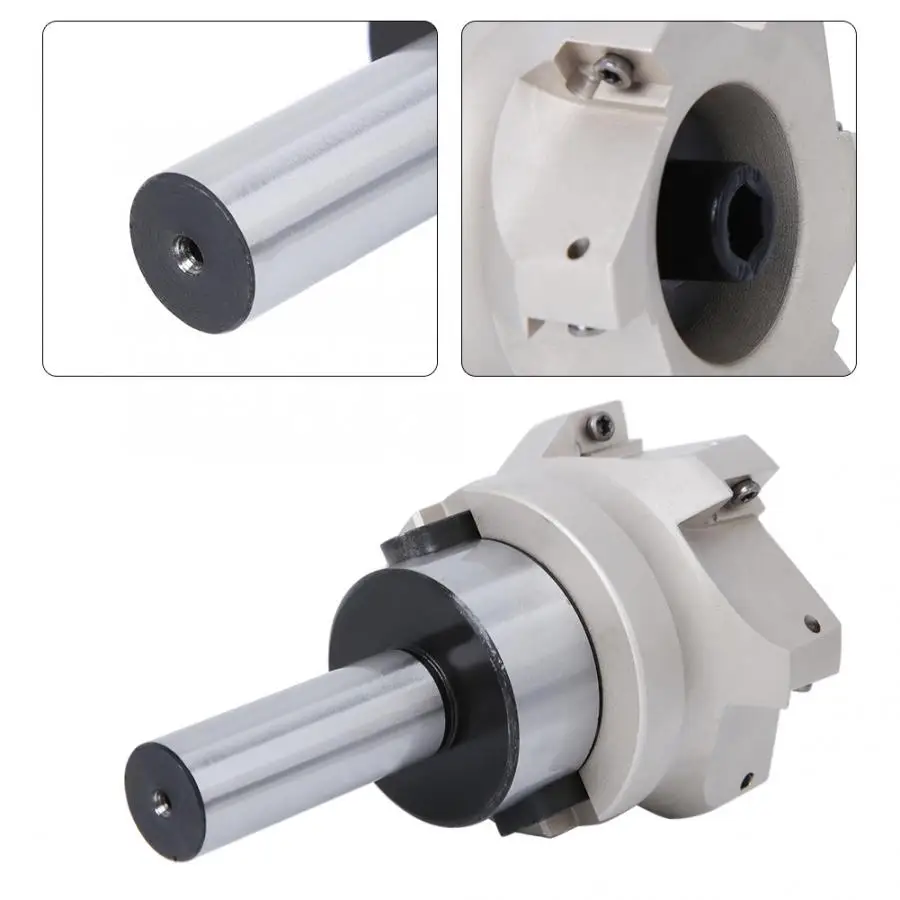 Продольно-Фрезерный резак C20-FMB27 цанговый патрон держатель + BAP400R-80-27-6-Flute APMT1604