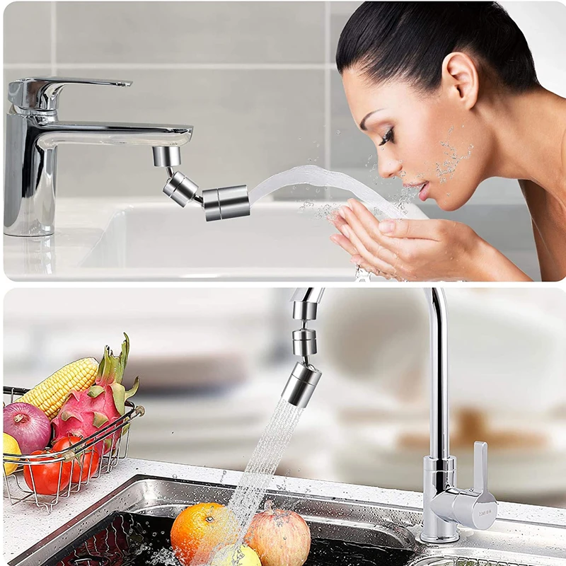 

720 Universal Splash Faucet Spray Head Filter Water Bubbler Faucet Aerator Kitchen Tap Water Saving Nozzle Sprayer