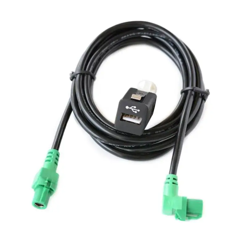 

USB Switch Socket Wire Cable Harness For BMW E60 E81 E70 E90 F12 F30 F10 F25 USB Switch Socket 150cm