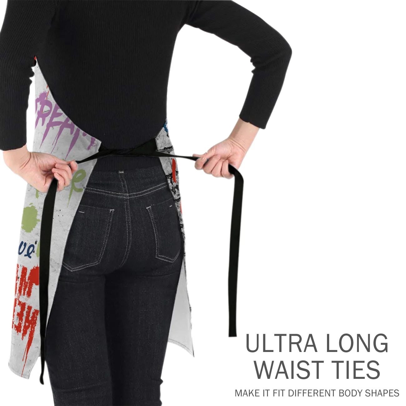 Кухонный Фартук черная девушка я королева граффити сексуальные губы