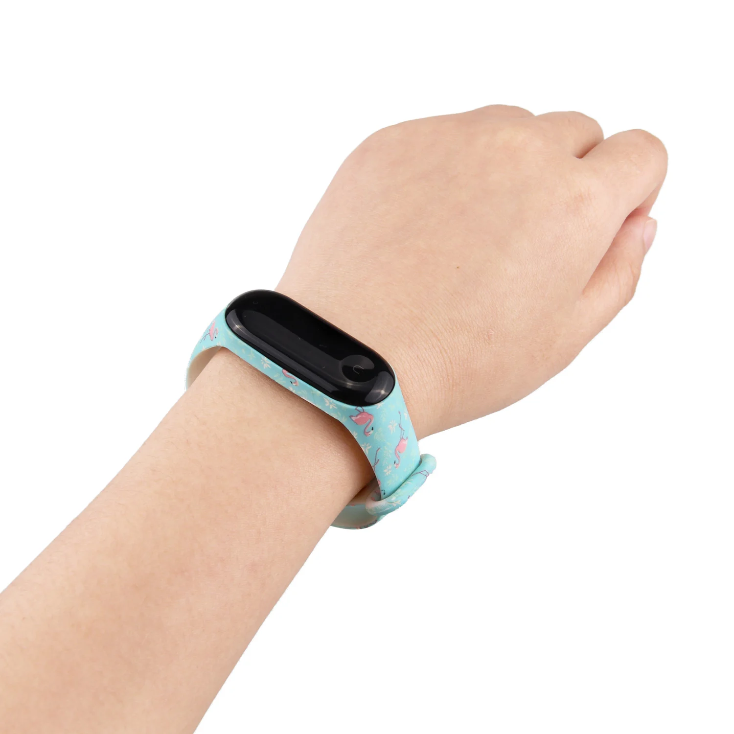Gosear 8PCS Fashion Watermark Pattern Replacement Wristband Wrist Strap for Xiaomi Mi Band 3 4 Mi3 Mi4 Watchband Accessories | Электроника