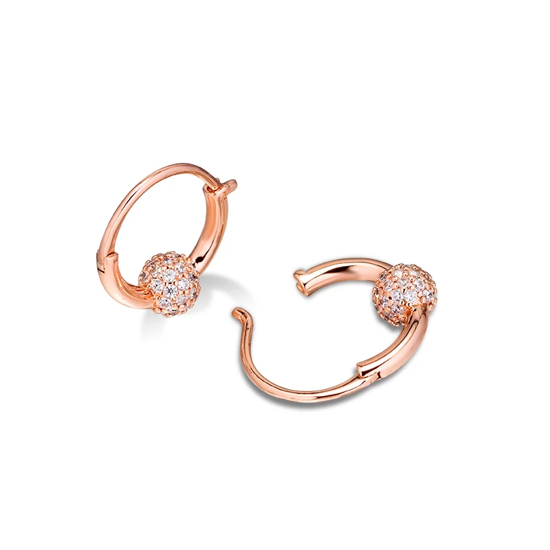 Женские серьги-кольца из серебра 2019 пробы с бусинами | Украшения и аксессуары