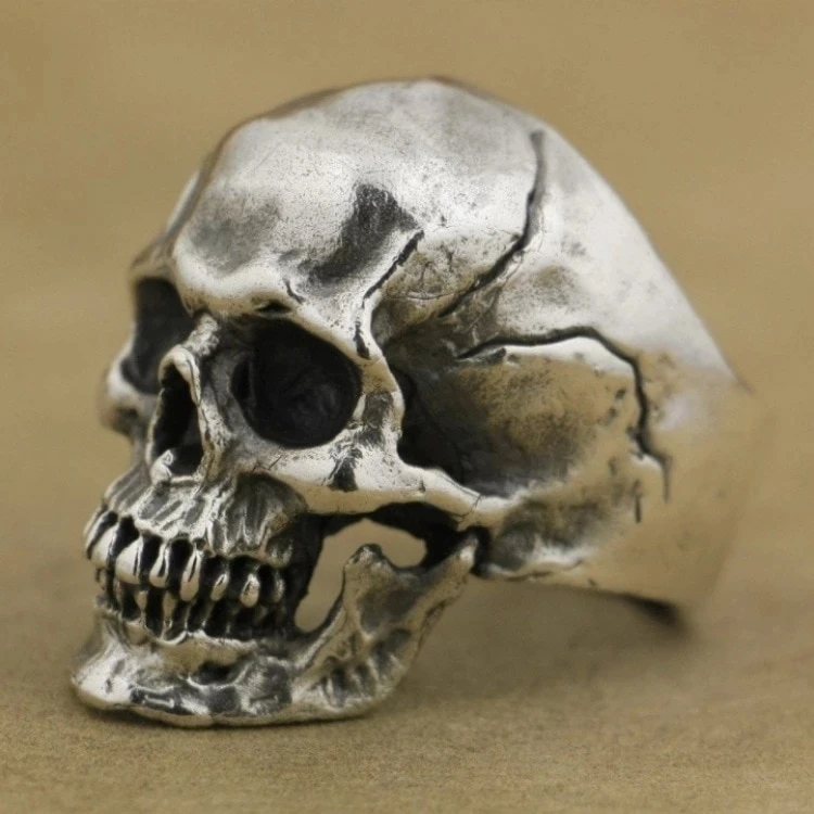 Skull Ring Креативные кольца с черепом в стиле панк - Цвет основного камня: Skull Ring