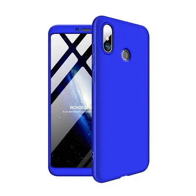 full blue Чехол полностью защищающий телефон для Xiaomi Redmi Note 8 Pro крышка на xiomi Redmi Note 7 камеры одноступенного процесса 8 7s 6A 6 Pro защитный бампер жесткая задняя панель - Цвет: full blue