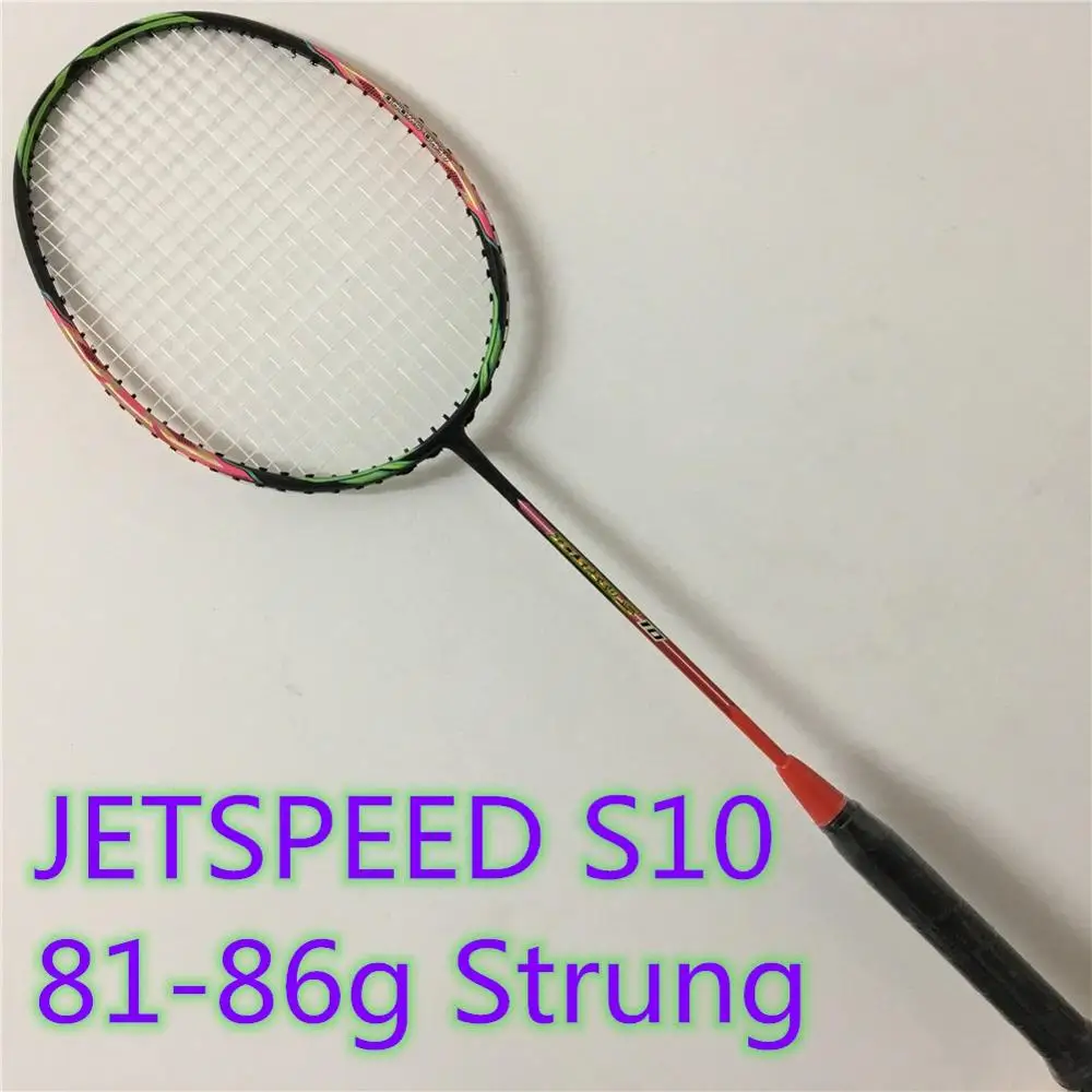 Ракетка для бадминтона JETSPEED S10 полностью карбоновая ракетка JS10|Ракетки