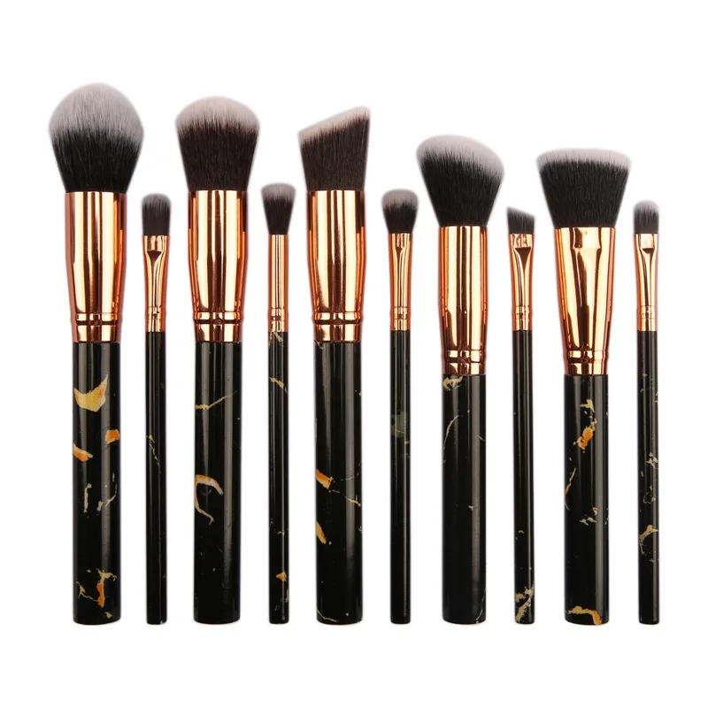 

10pcs Makeup Brushes Sets Highlighter Eye Cosmetic Powder Foundation Eye Shadow Cosmetics Professional Eyebrows Soft Hair