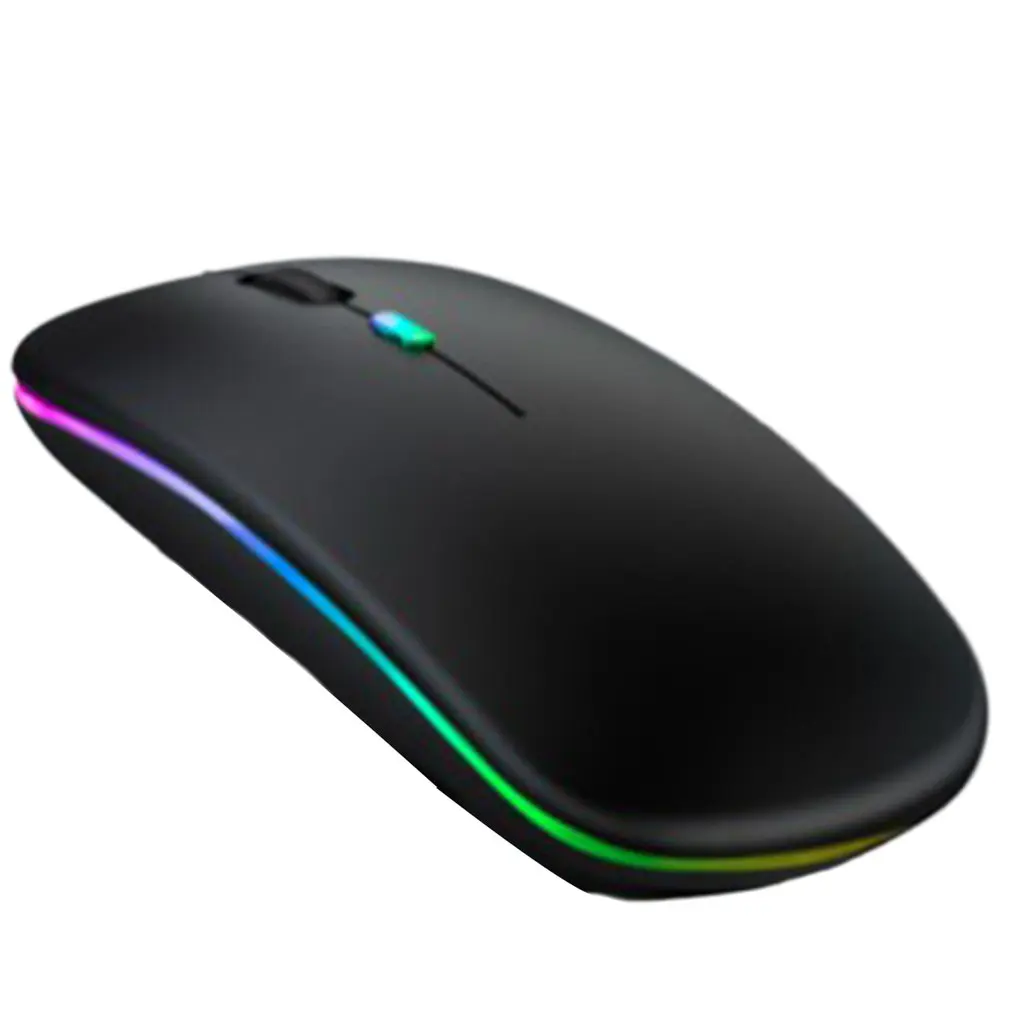 

Optical Game Mice Arc Design 2.4G Wireless Mouse Luminous Gaming Computer Mouse Portable Size Mouse For PC Laptop Computer