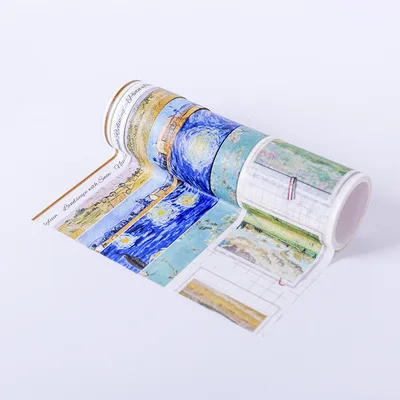

7Pcs/set Washi Tape Set Kawaii Stationery Stickers Planner School Supplies DIY Journal Cute Sticker Vintage Scrapbook Stamping