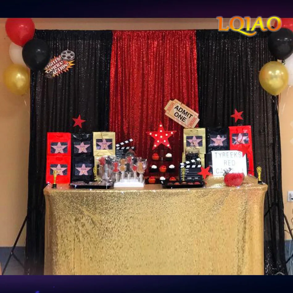 Розовый Золотой фон с блестками 10 футов x 8 Свадьба День рождения/Рождество/День