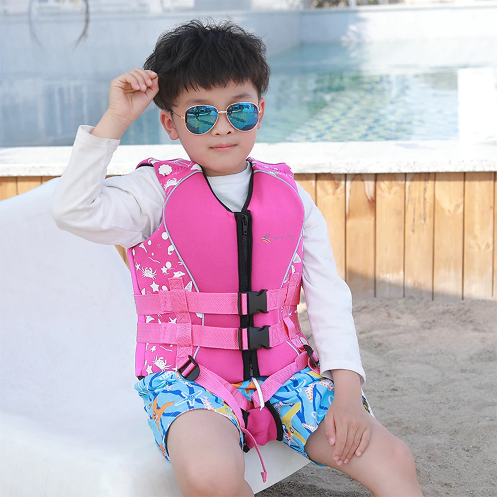 Профессиональные неопреновые спасательные жилеты для детей детский спортивный