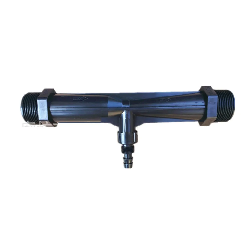 

Black Irrigation Venturi Tube 3/4'' Irrigation Syringe Kit Garden Water Connection Venturi Mixer Syringe For Irrigation Injector
