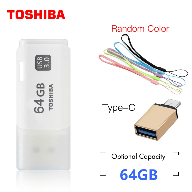 64GB Type-C 64 Гб USB флеш-накопитель TOSHIBA 64 ГБ реальная емкость THUHYBS USB 3,0 64 Гб USB флеш-накопитель качественная карта памяти 64 ГБ флеш-накопитель - Цвет: 64GB Type-C