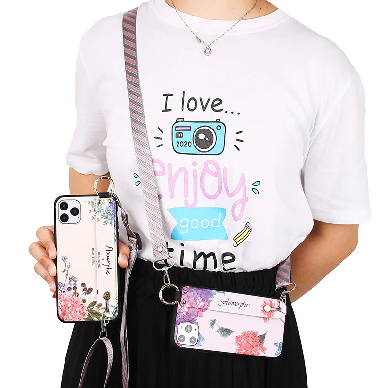 Чехол для Redmi Note 9 Pro роскошный чехол с ремешком через плечо Xiaomi Mi 9T Lite 8 A1 A2 9S 7 5 5A 4X