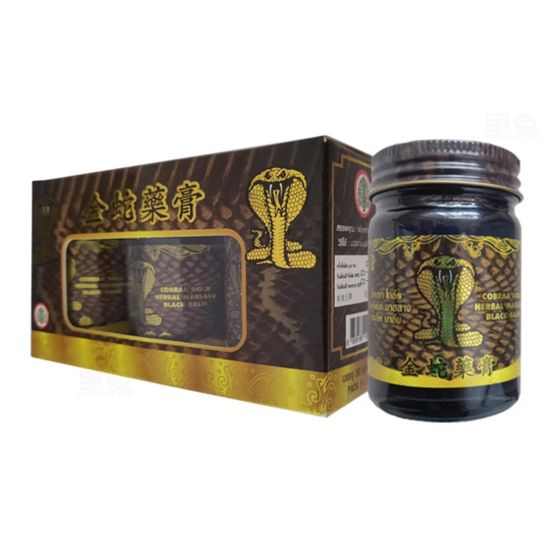 

Original Golden Snake Tiger Balm Ointment Thailand Joint Pain Relief Muscle Pain Relax Balm Medical Plaster Oil Patch Knee Pain