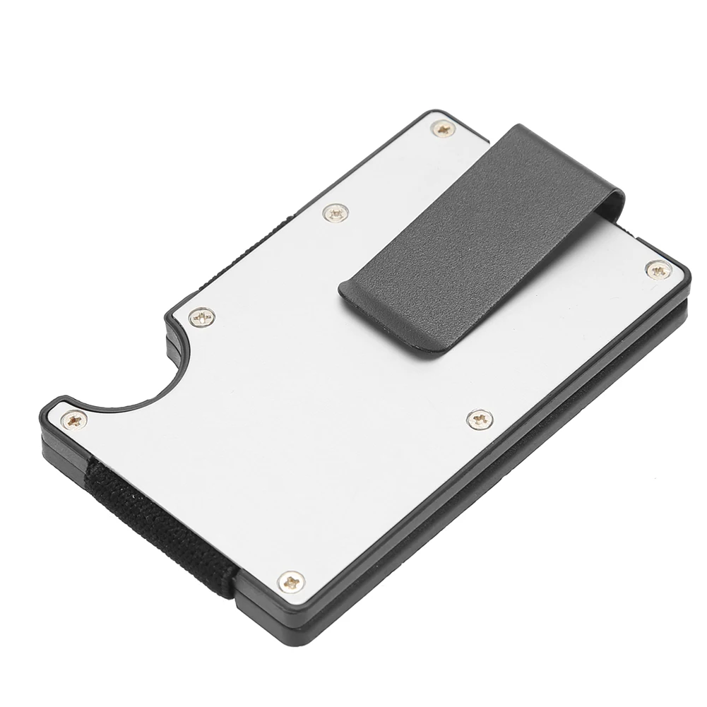 

Fashion Bank Credit Card Holder Aluminum Delicate Metal Carbon Fiber Wallet Money Purse Clips for Men Women Accessories