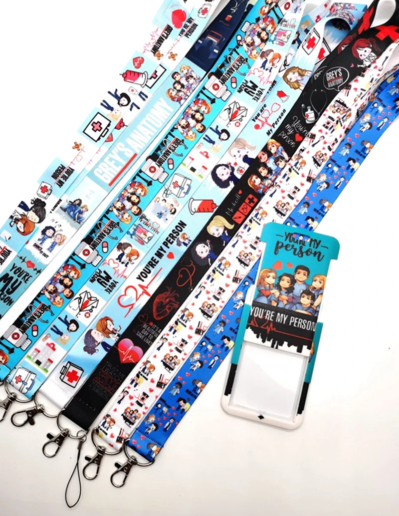 Новинка 1 комплект с принтом медсестры карты шейный ремешок Мобильный телефон