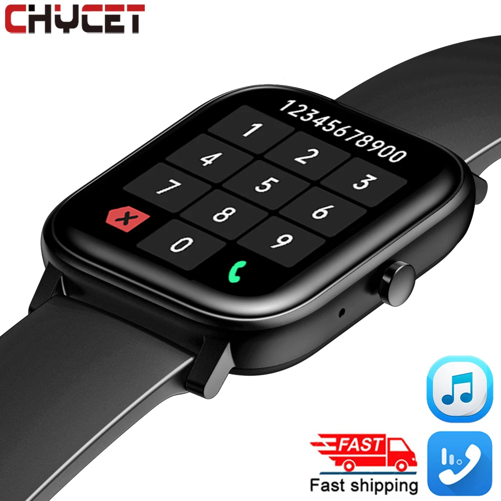 

CHYCET Smart Watch Men Women 4G Memory Music Player Watch Dial/Storing Music/Heart Rate Blood Oxygen Fitness Tracker Smartwatch