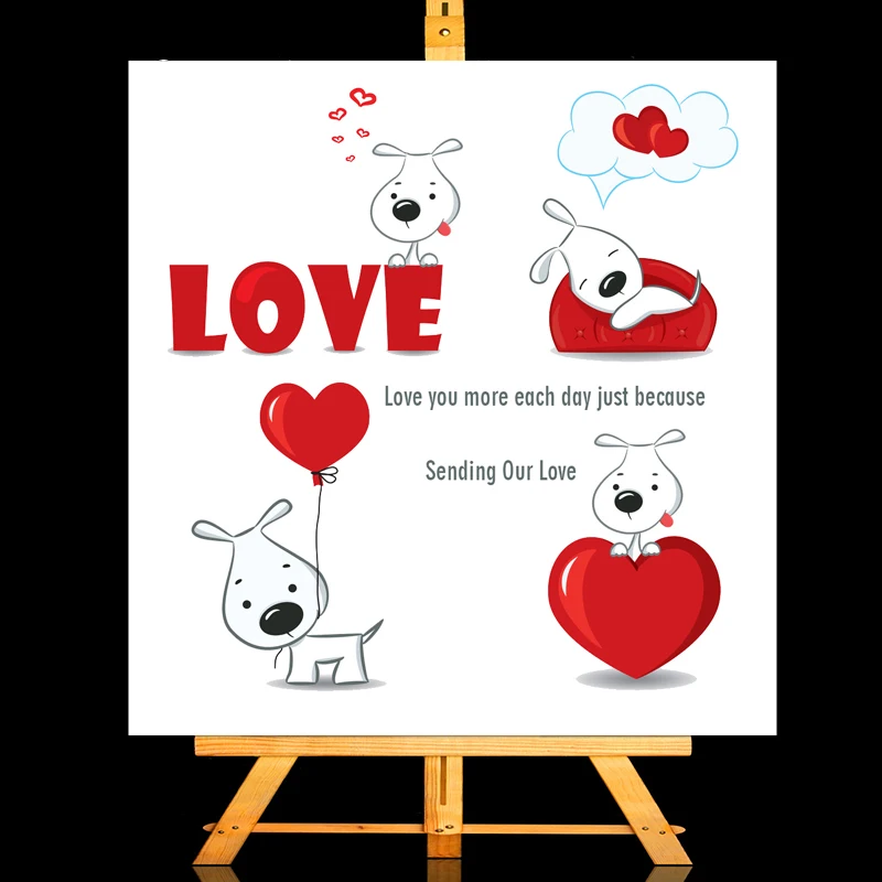 ZhuoAng милая собака прозрачные штампы/Открытки для изготовления праздничных