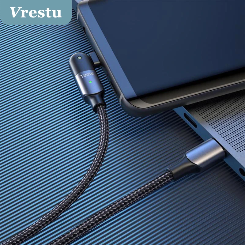 

USB Type C to USB C 100W/60W PD Quick Charging Cable QC4.0 3.0 USBC Typec Fast Charge for Huawei P40 Samsung S10 S21 Macbook Pro