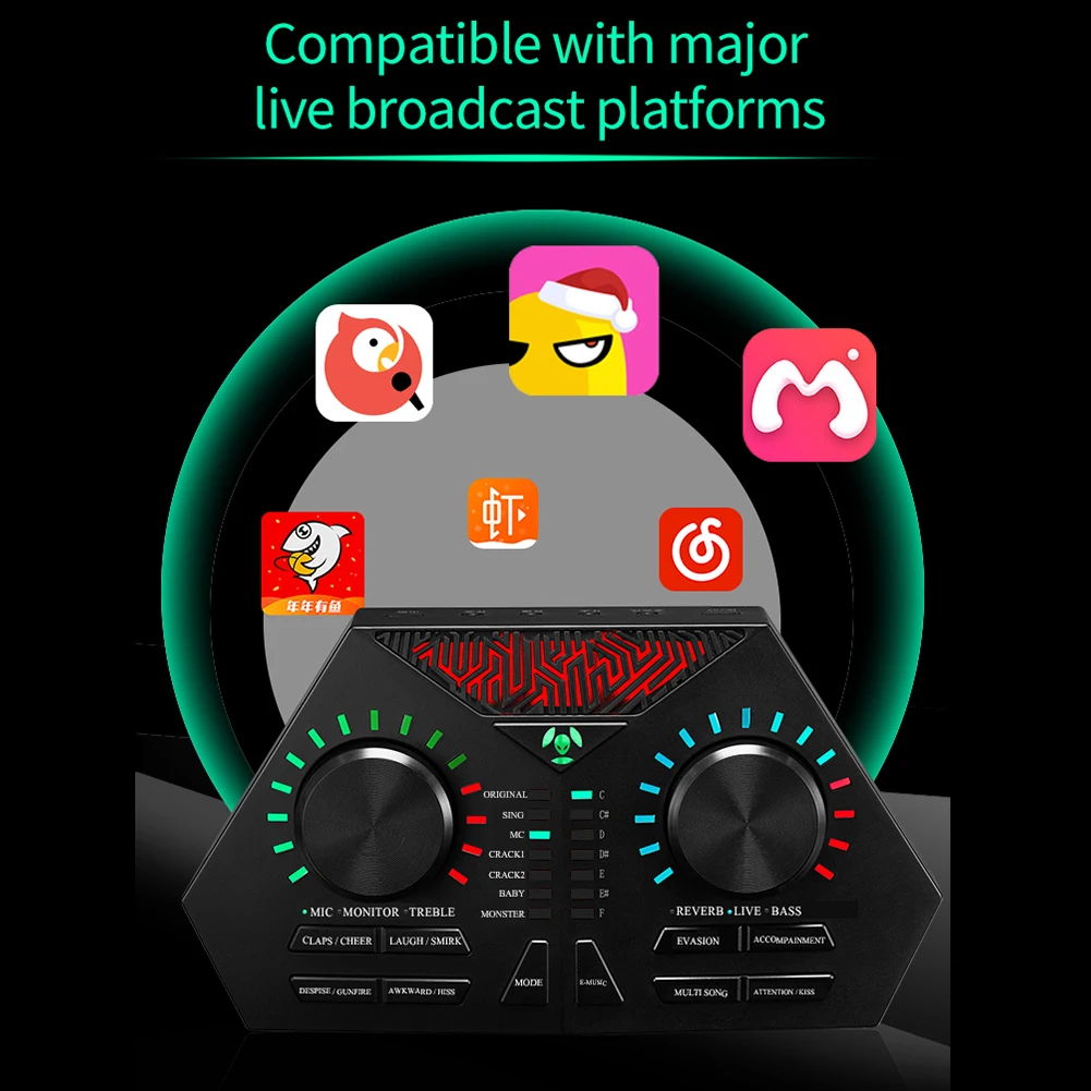 Max730 прямая трансляция внешняя звуковая карта аудио компьютер мобильный телефон пение usb-гарнитура проводной микрофон