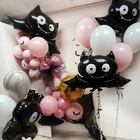 2 шт. большая Хэллоуин Тыква привидение, паук летучая мышь фольгированный шар детские надувные игрушки Globos Счастливый Хэллоуин вечерние ринка Декор баллон гелия