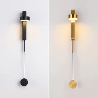 modern led wall lamp iron rotatable wall light for living room bedside bedroom decor nordic home bathroom mirror light fixtures