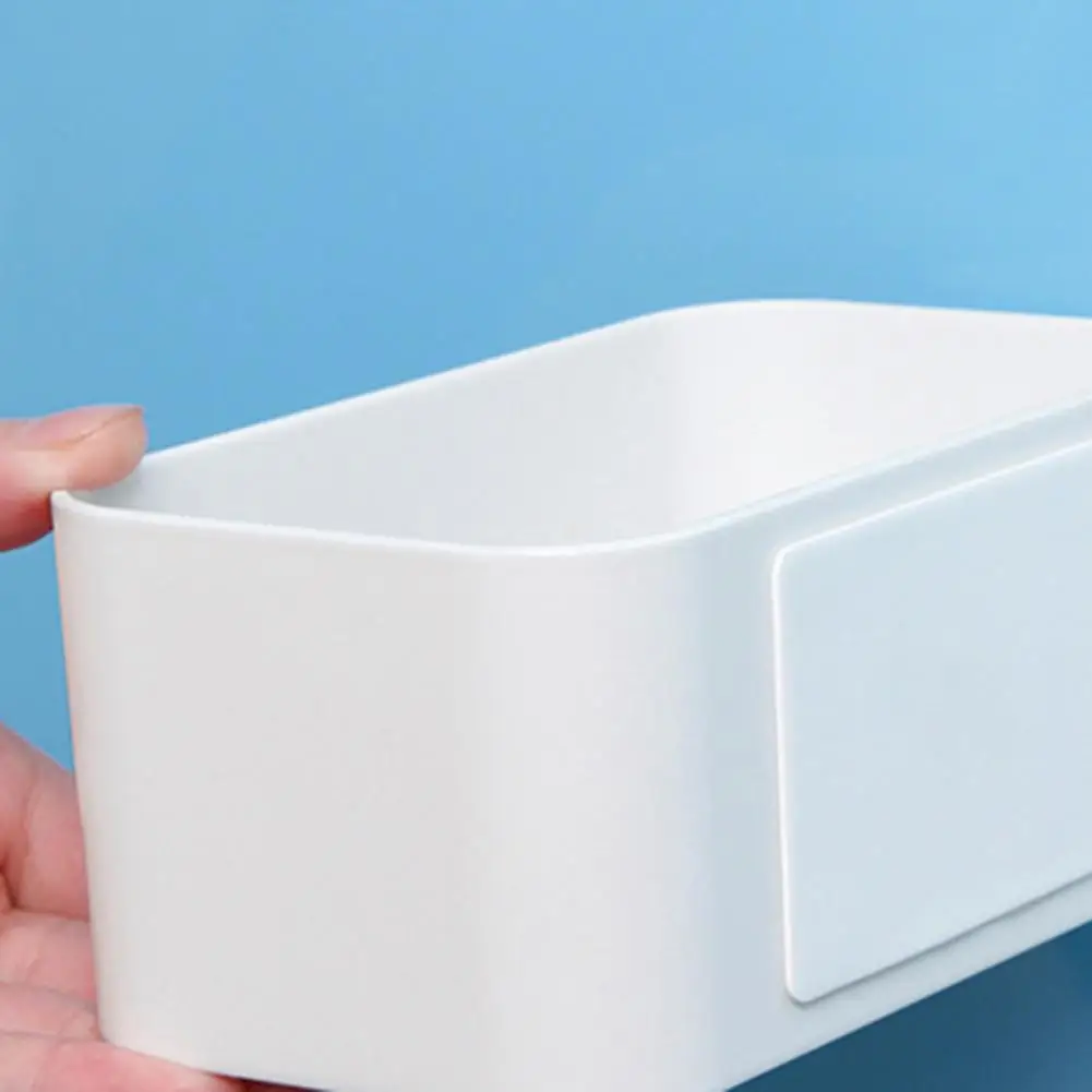 

New Seamless Wall-mounted Storage Box Toilet Rack Remote Control Shelf Home Kitchen Storage Bathroom Accessories Decor Wholesale