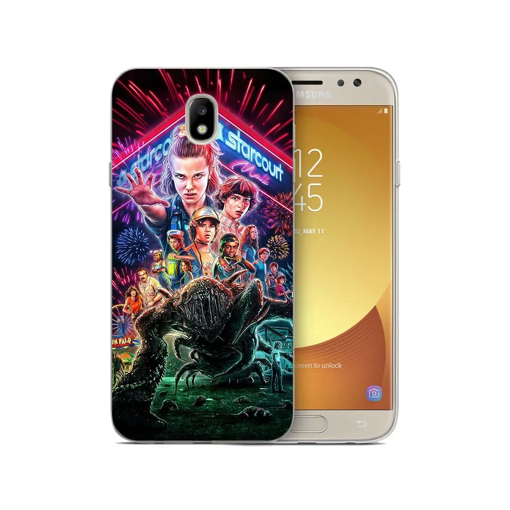 Очень странные дела чехол для телефона для Samsung Galaxy J2 Pro J3 J4 J5 J6 J7 J8 ЕС плюс чехол Etui