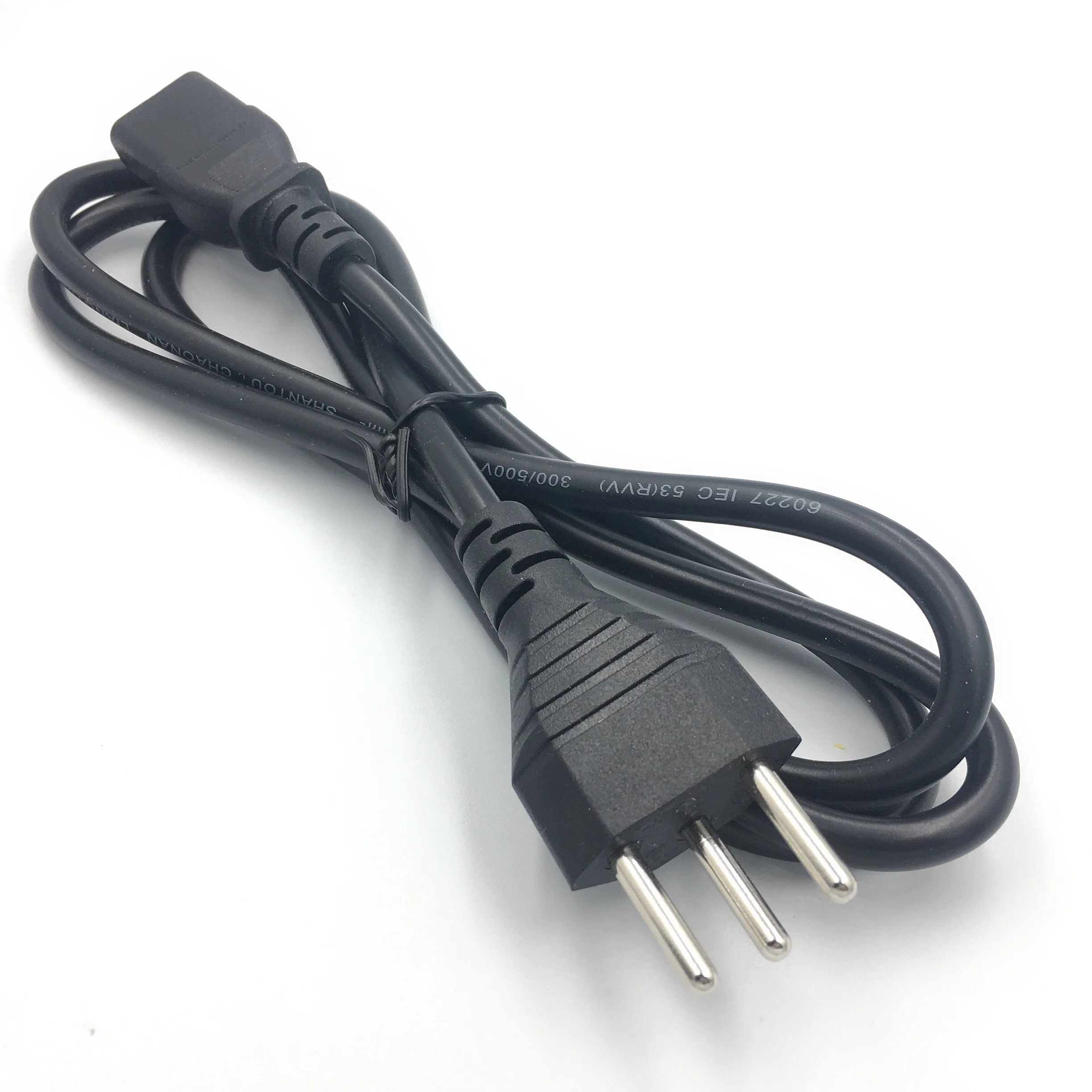 50 шт. швейцарский силовой кабель Швейцария 3 Pin Prong IEC C13 удлинитель питания 1 5 м 18AWG