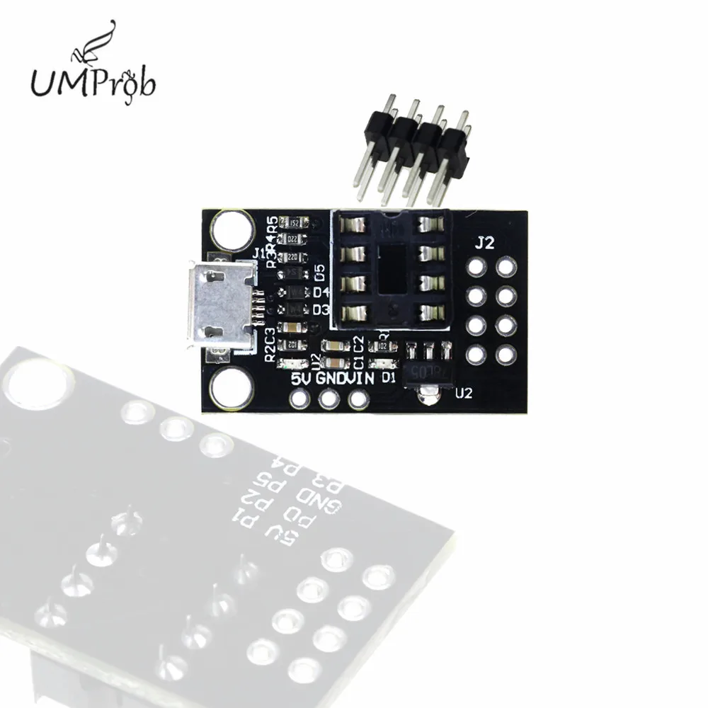 Микро usb чип подключенный программируемый голая поддержка ATtiny13A/ATtiny25