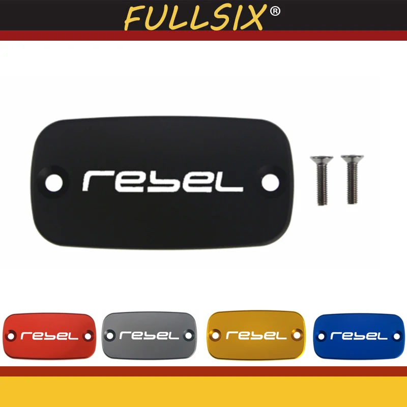 

CNC Aluminum Motorcycle Brake Fluid Fuel Reservoir Tank Cover Cap FOR HONDA Rebel 300/500 2017-2019
