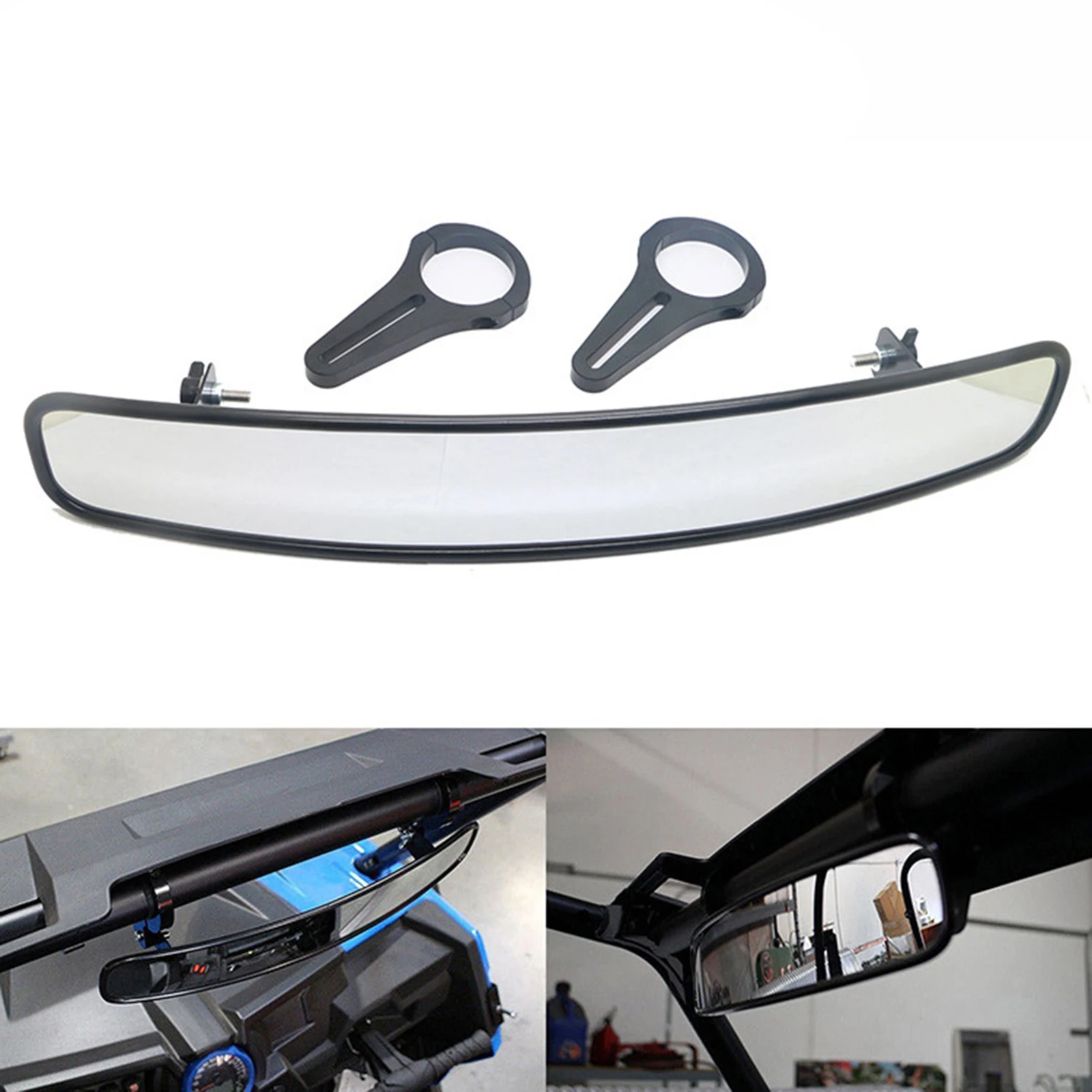 

Широкое зеркало заднего вида с выпуклыми зажимами 1,75 дюйма, совместимое с Polaris ALL RZR 800 PRO XP для Pioneer 1000