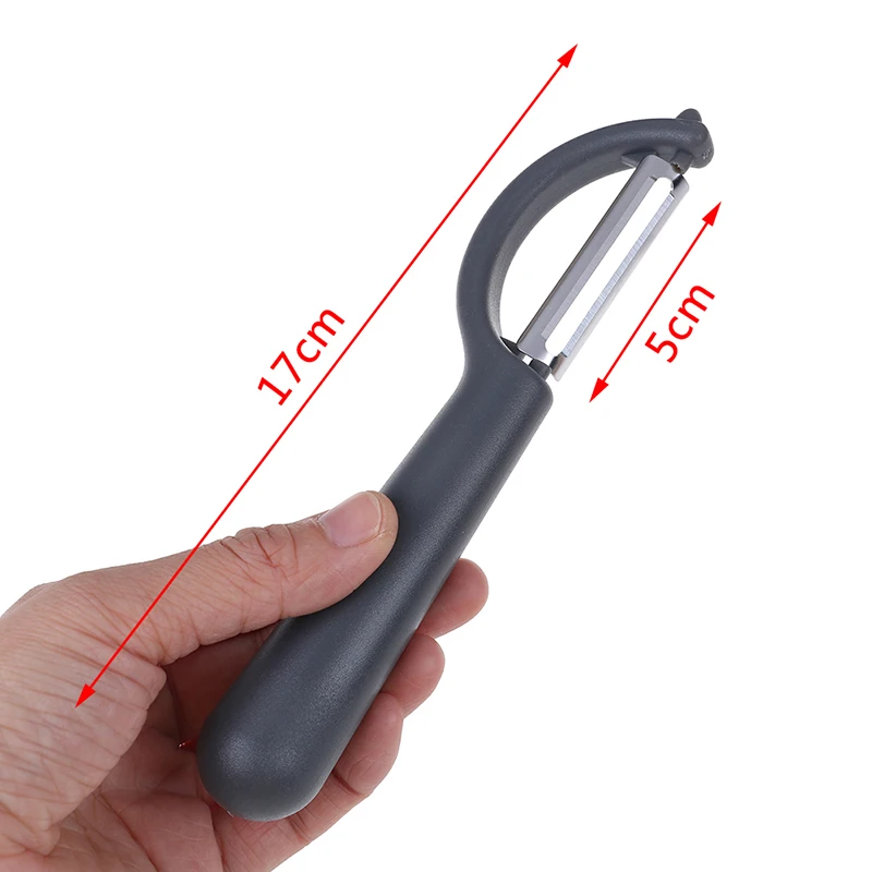 

Fruit Vegetable Peeler Stainless Steel Ultra Sharp Peeler with Ergonomic Silicone Handle Kitchen Tools 4 Clours