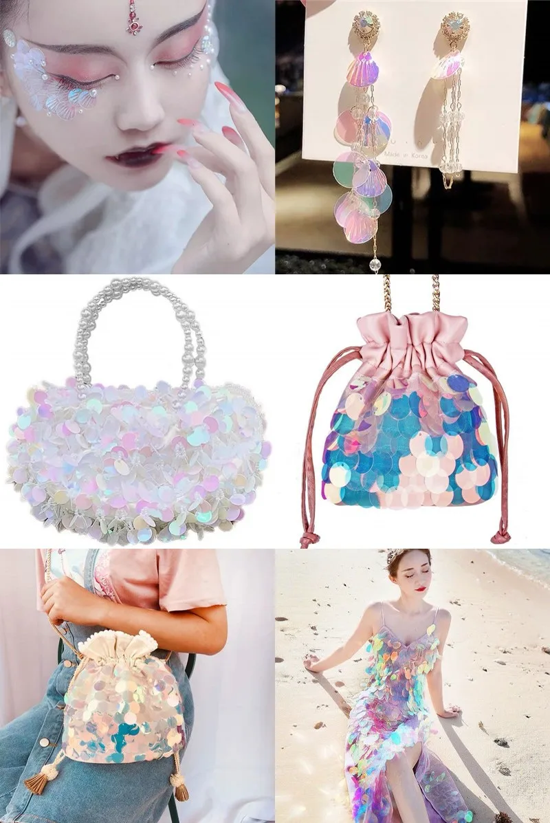 200 шт./лот размер 12 мм блесток плоские круглые лазерной пайетками Швейные Свадьба