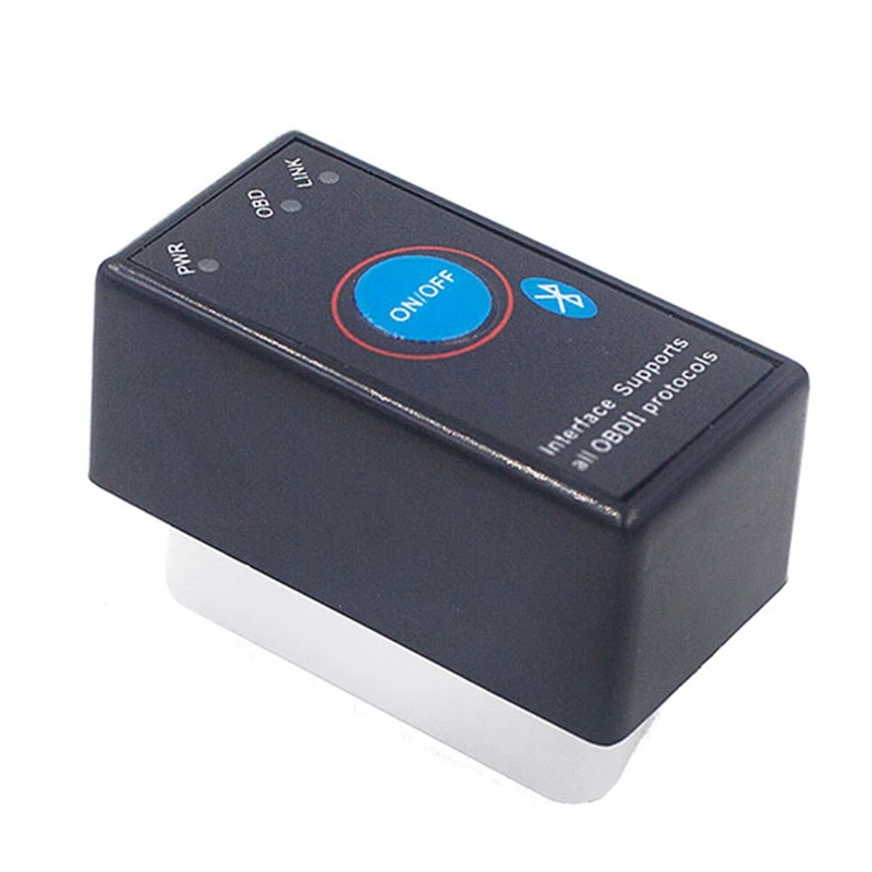 

Bluetooth-compatible With On/Off Button ELM327 OBD2 Car Diagnostic Tool Multi-Languages For OBDII Protocols