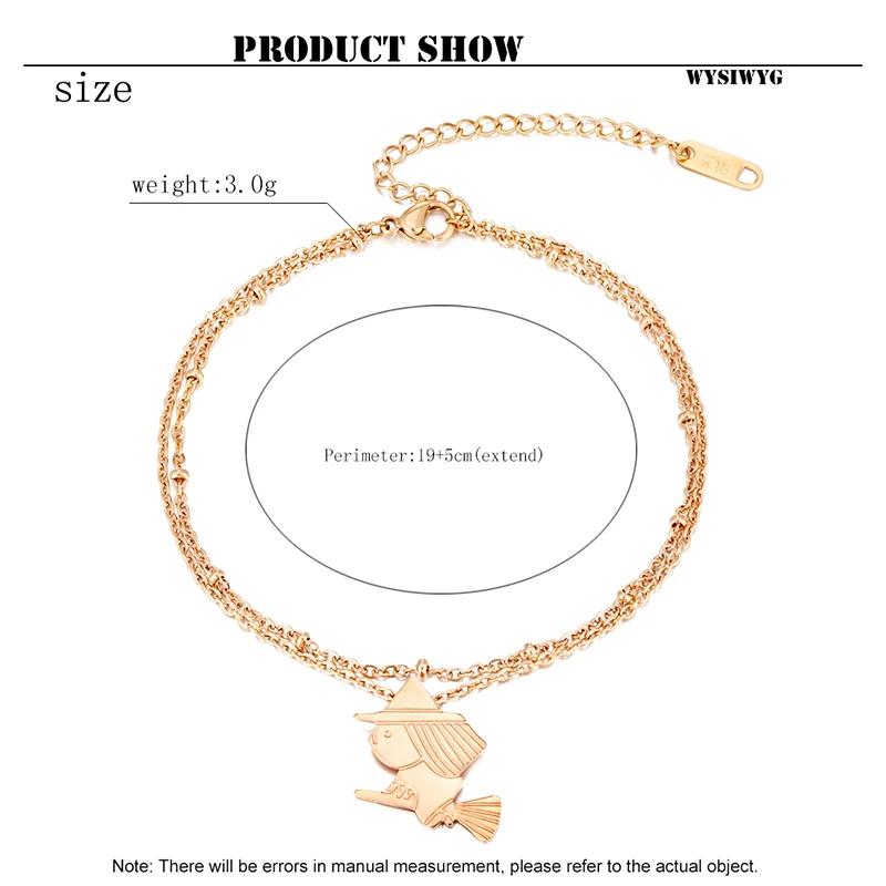 Классический браслет на ногу в стиле бохо с бусинами и ведьмой женский пляжный