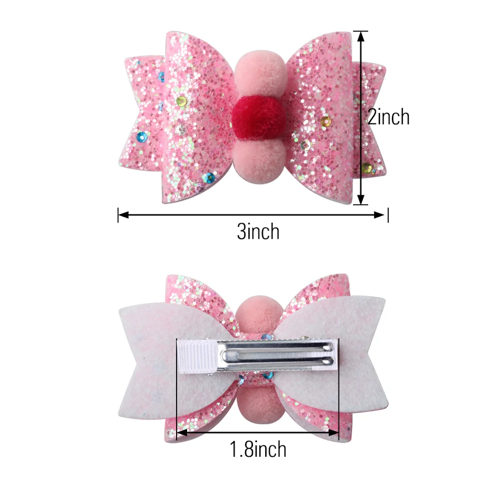 Заколки для волос с блестящими блестками 10 шт./компл. |