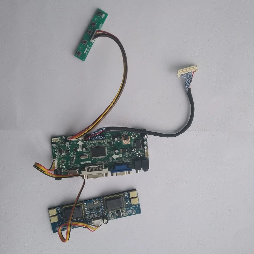 

kit for LM230WF1-TLF1 Screen Panel Controller board VGA DVI 30pin HDMI Driver 23" LVDS 4 lamps M.NT68676 DIY 1920X1080