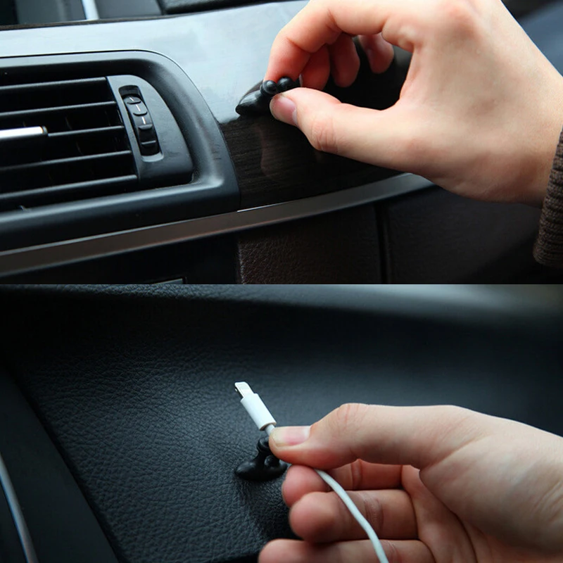 8 шт./лот Автомобильный держатель для провода и кабеля Lada Kalina Priora Niva Vaz Granta Samara 2110